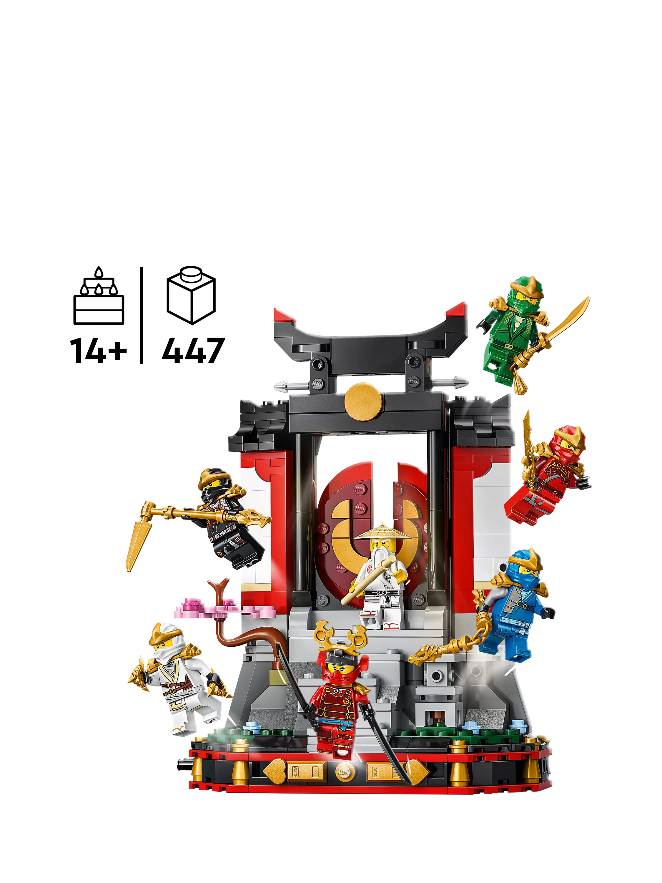 LEGO Ninjago display set 15th anniversary 447 pieces - British product