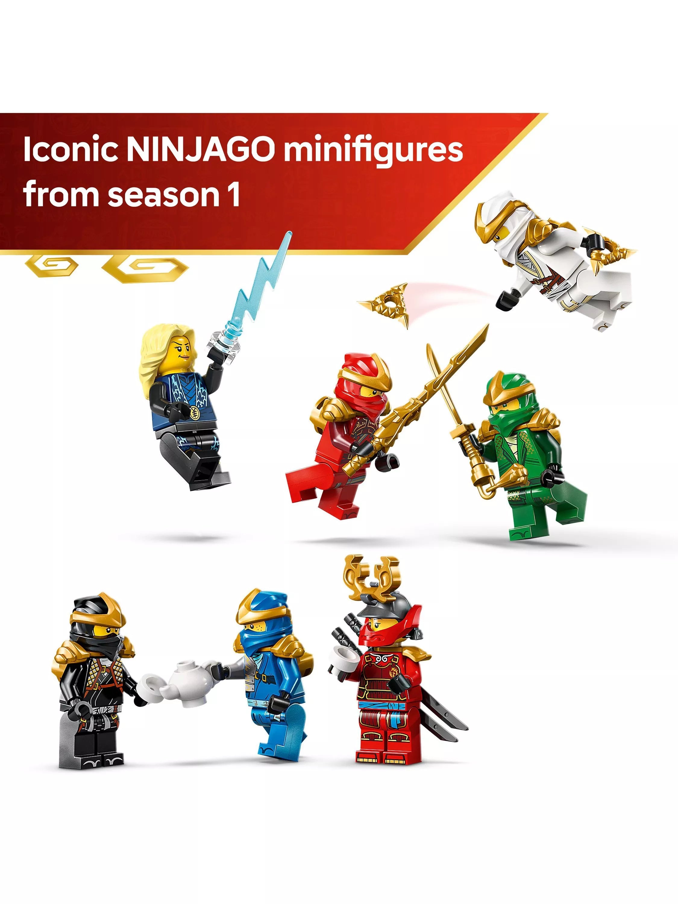 LEGO Ninjago display set 15th anniversary 447 pieces - British product