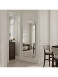 Yearn Soho Arched Wall Mirror, 160 x 60cm, Black