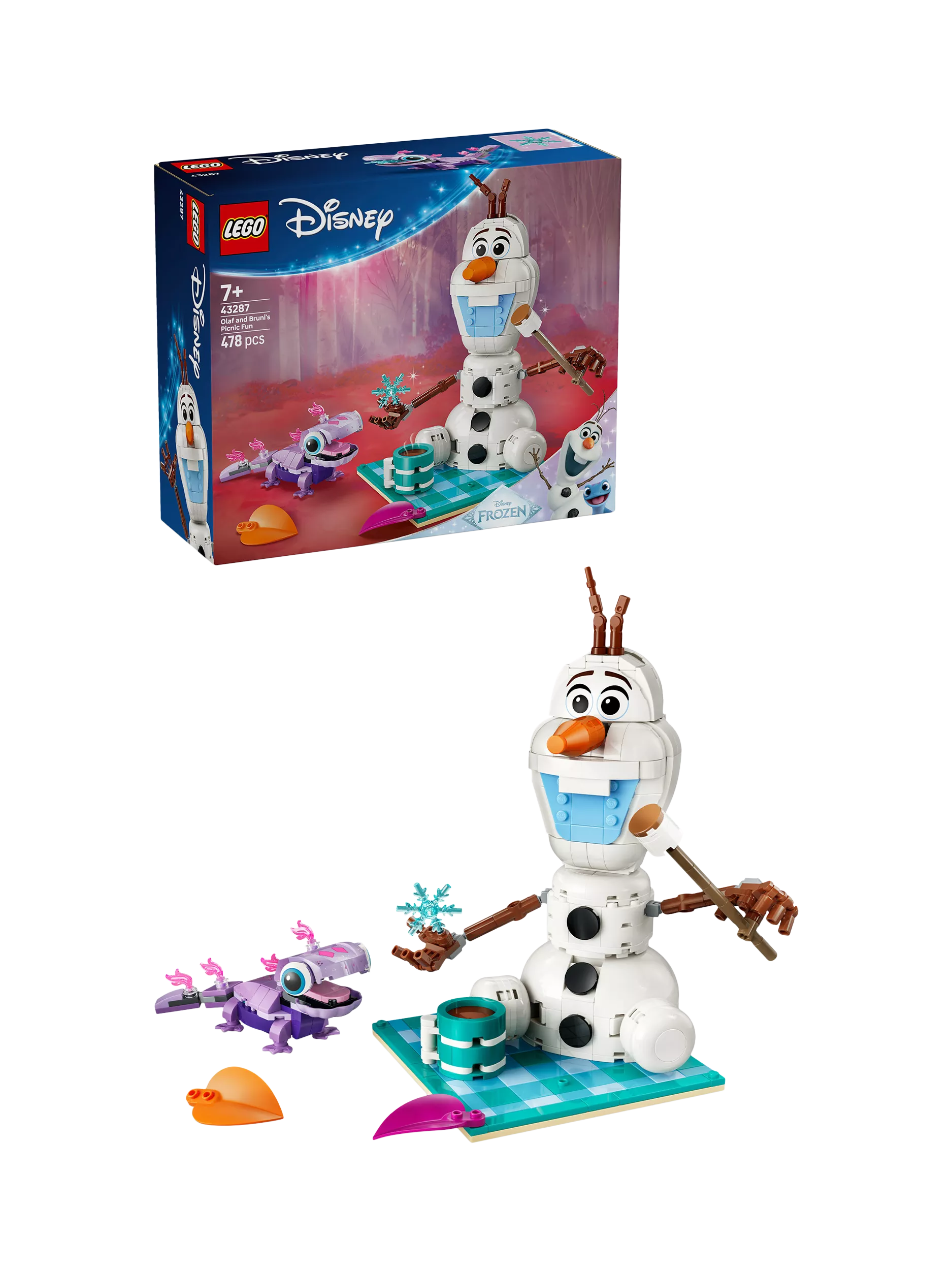 LEGO Frozen Olaf and Bruni building toy - British product