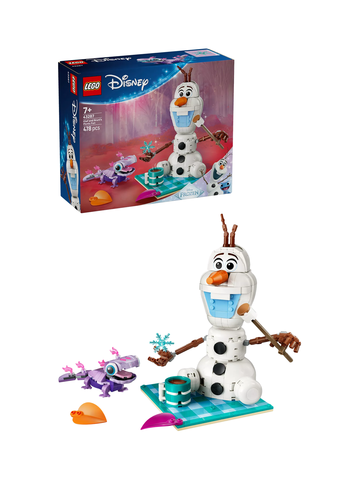 LEGO Frozen Olaf and Bruni building toy - British product