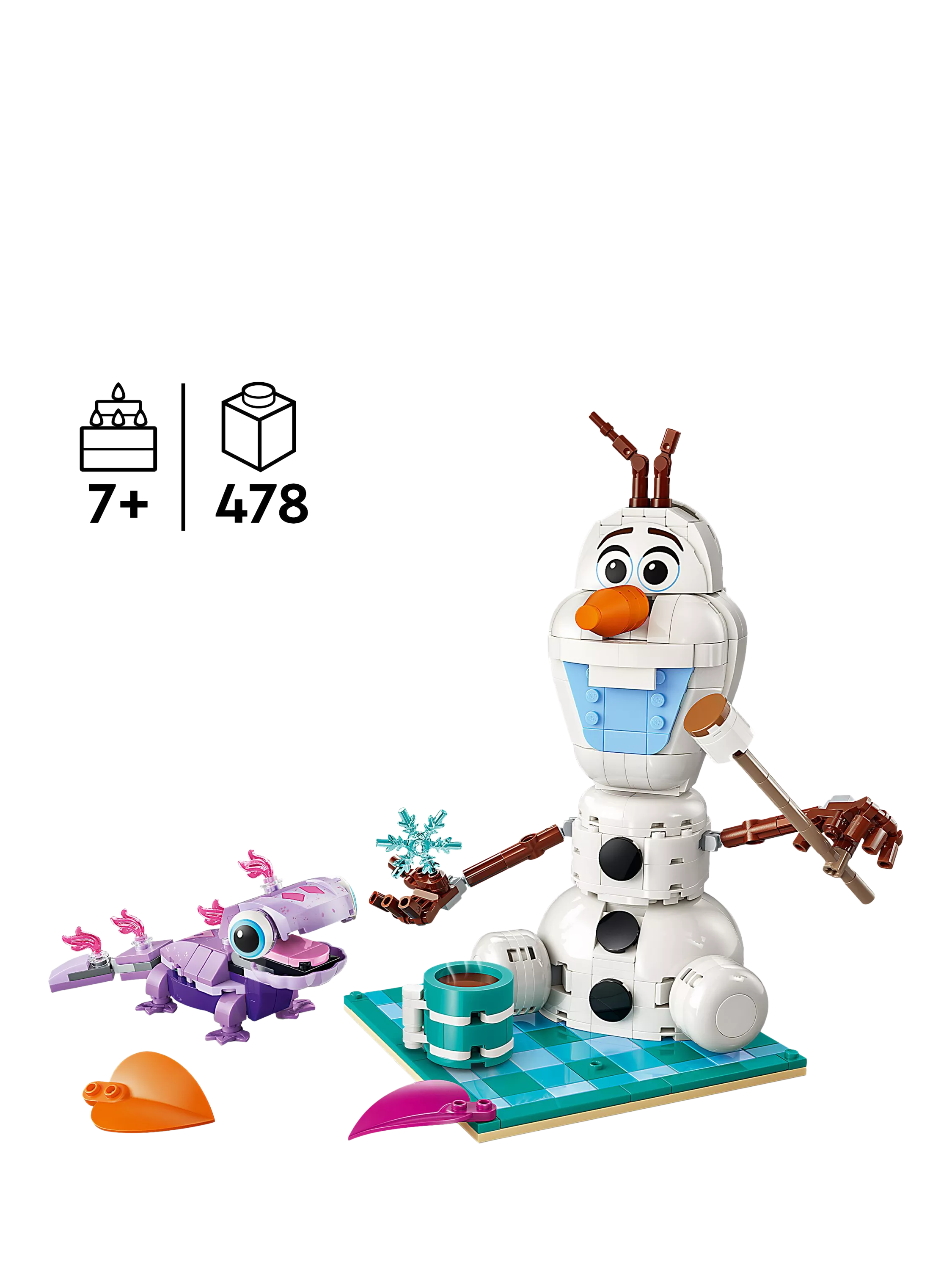 LEGO Frozen Olaf and Bruni building toy - British product
