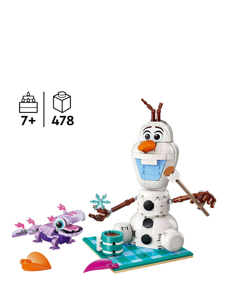 LEGO Frozen Olaf and Bruni building toy - British product