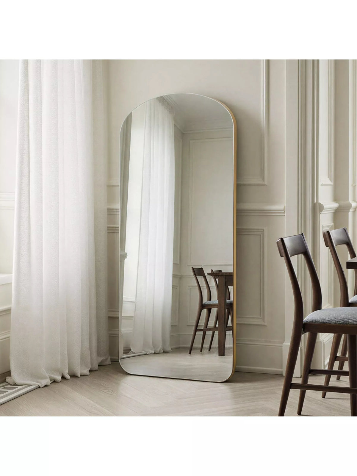 Yearn arched full-length wall mirror 170x80cm, imported from the UK