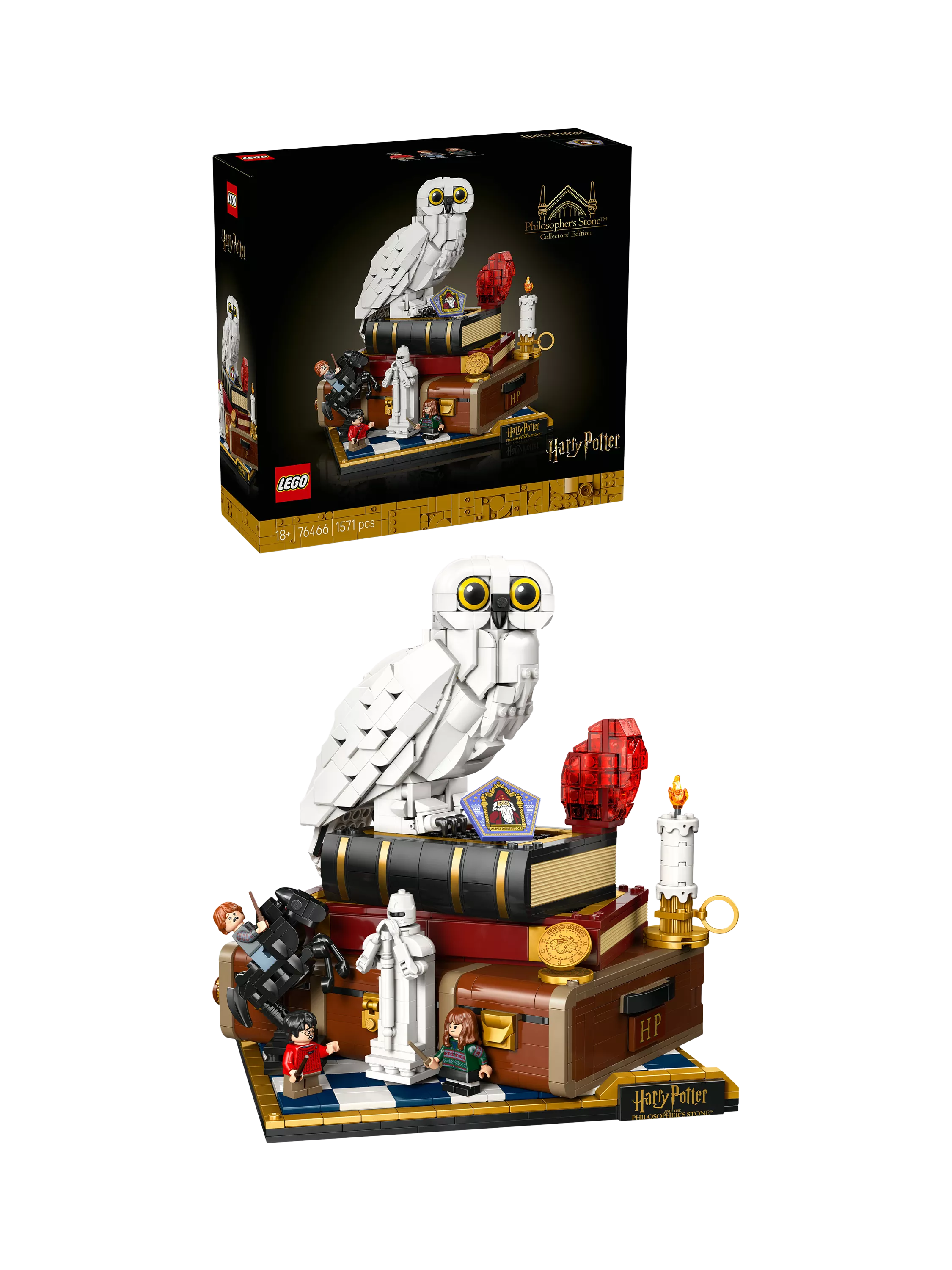 LEGO Harry Potter Philosopher's Stone Collectors Edition model kit 1571 pieces, UK version