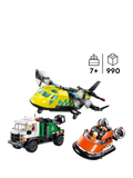 LEGO City 60505 airplane truck hovercraft building set - British product