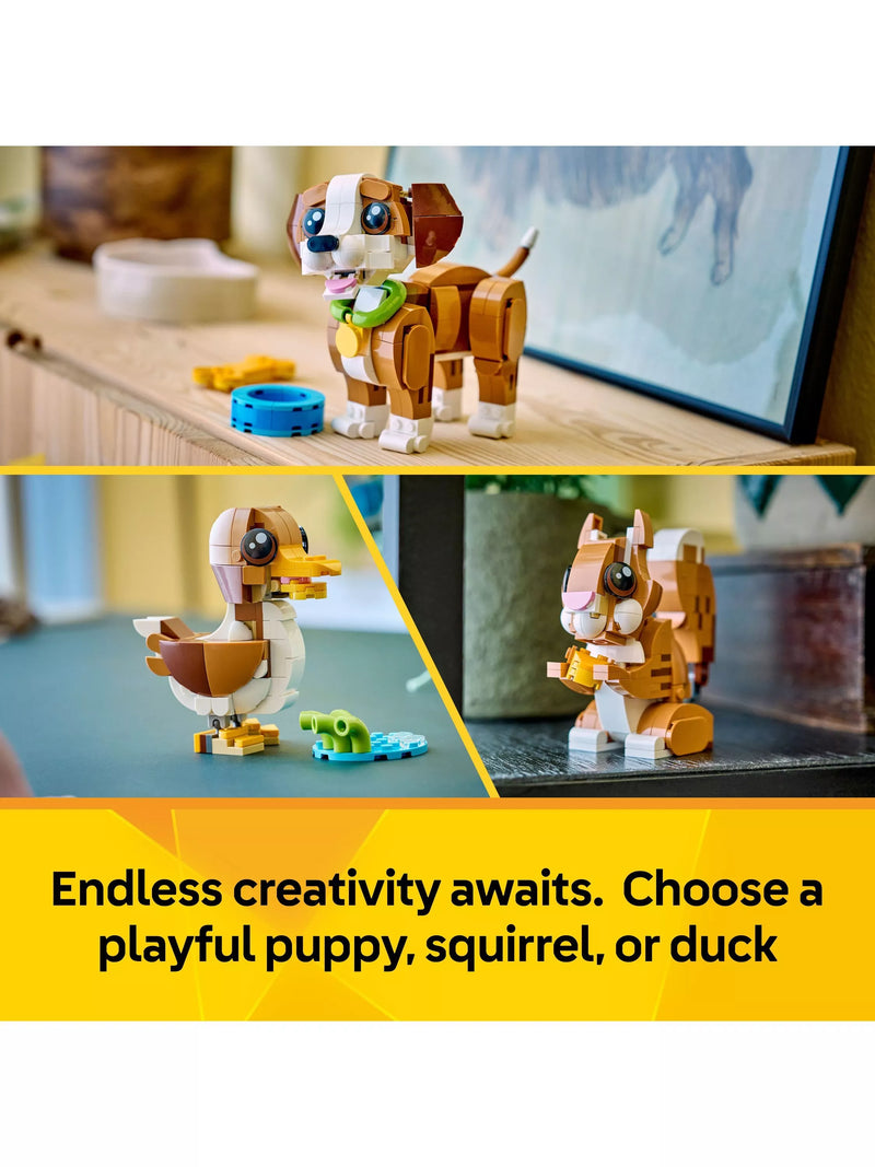 LEGO Creator 31382 Playful Puppy Dog building toy, imported from the UK