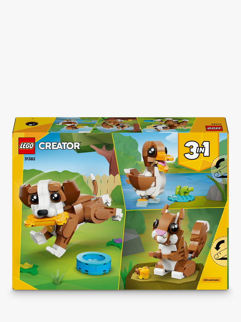LEGO Creator 31382 Playful Puppy Dog building toy, imported from the UK