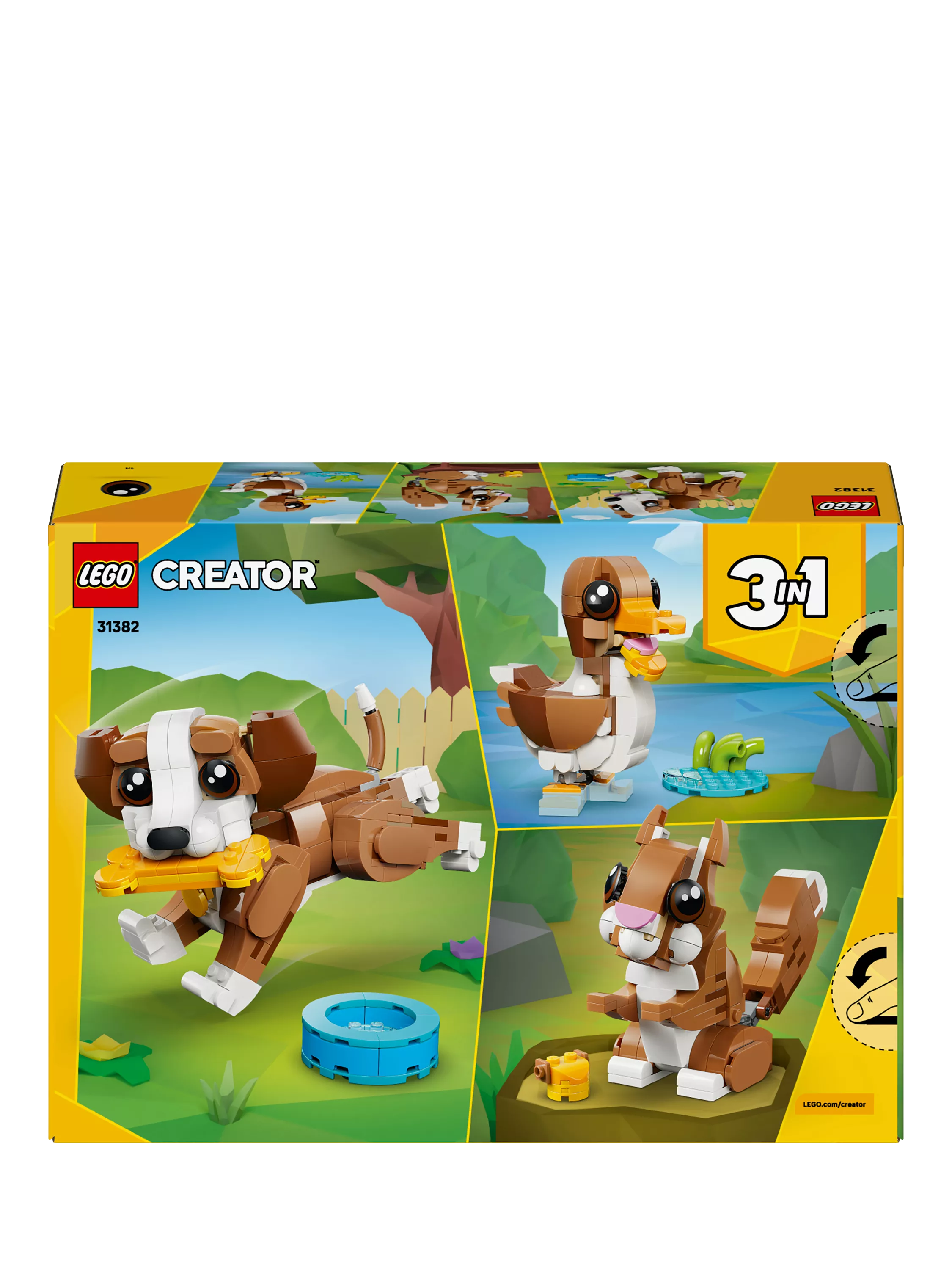 LEGO Creator 31382 Playful Puppy Dog building toy, imported from the UK