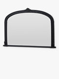 Yearn Victorian arched overmantel mirror bevelled glass 89 x 127cm, imported from the UK
