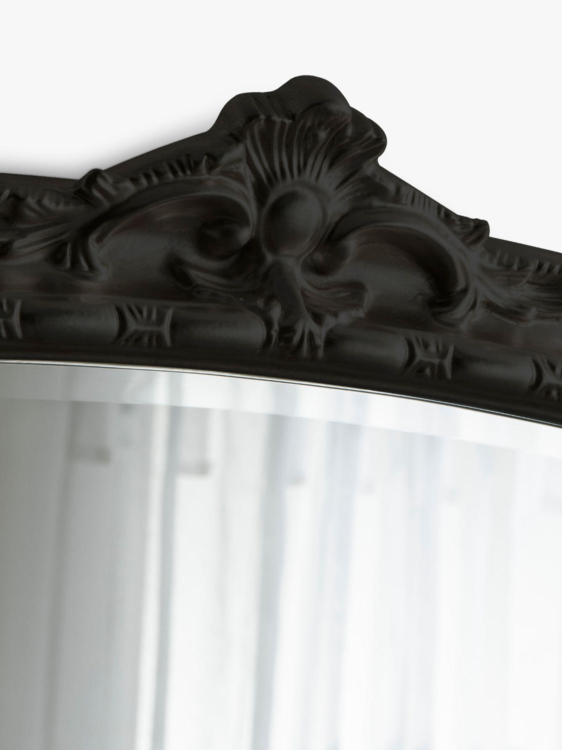 Yearn Victorian arched overmantel mirror bevelled glass 89 x 127cm, imported from the UK