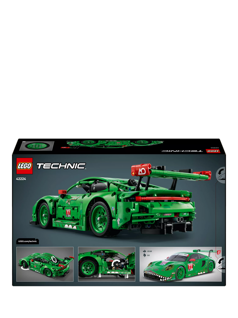 LEGO Technic Porsche 911 GT3 R REXY car toy, UK version