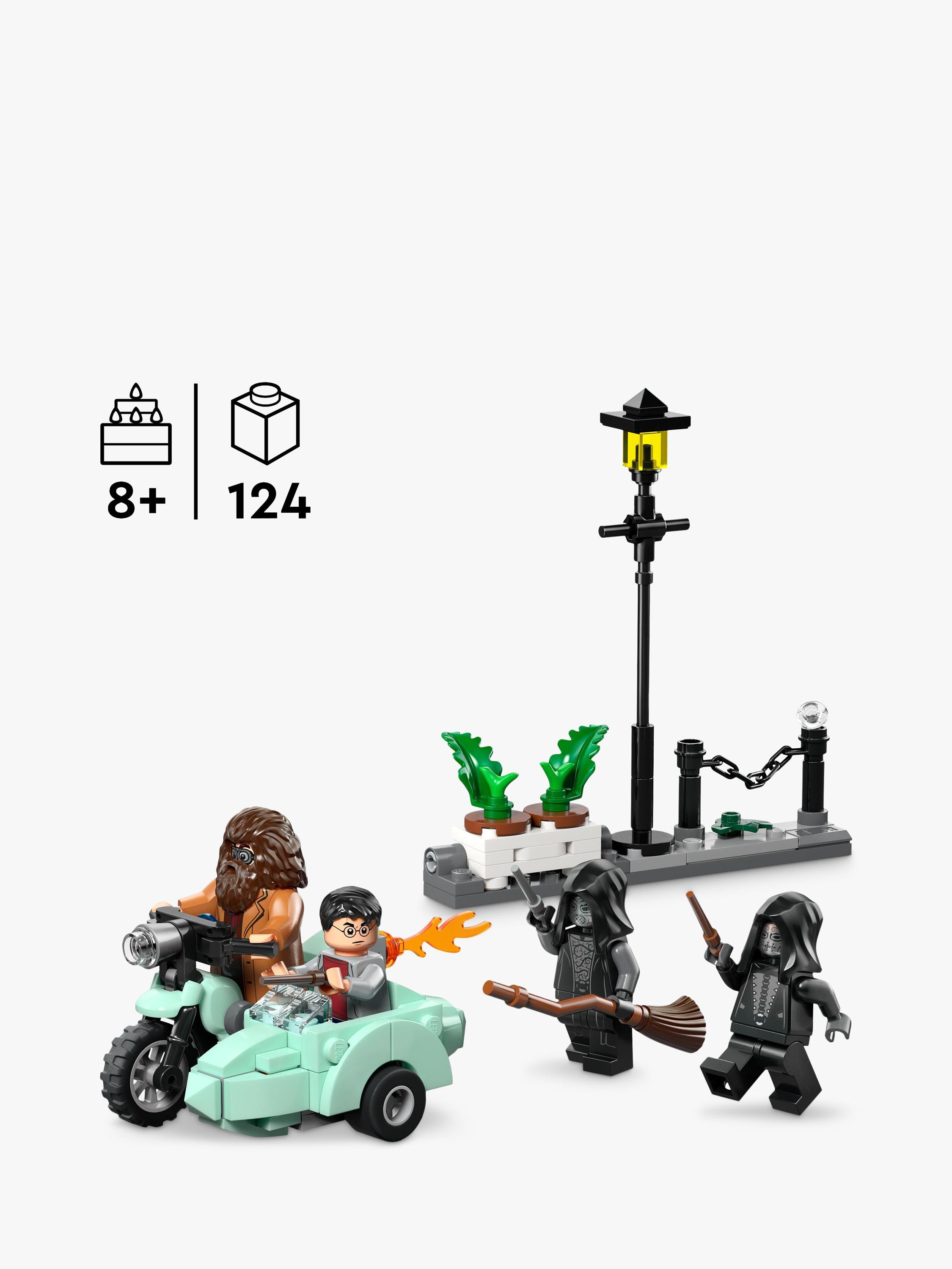 LEGO building set Hagrid's flying motorcycle 76459 (British brand)