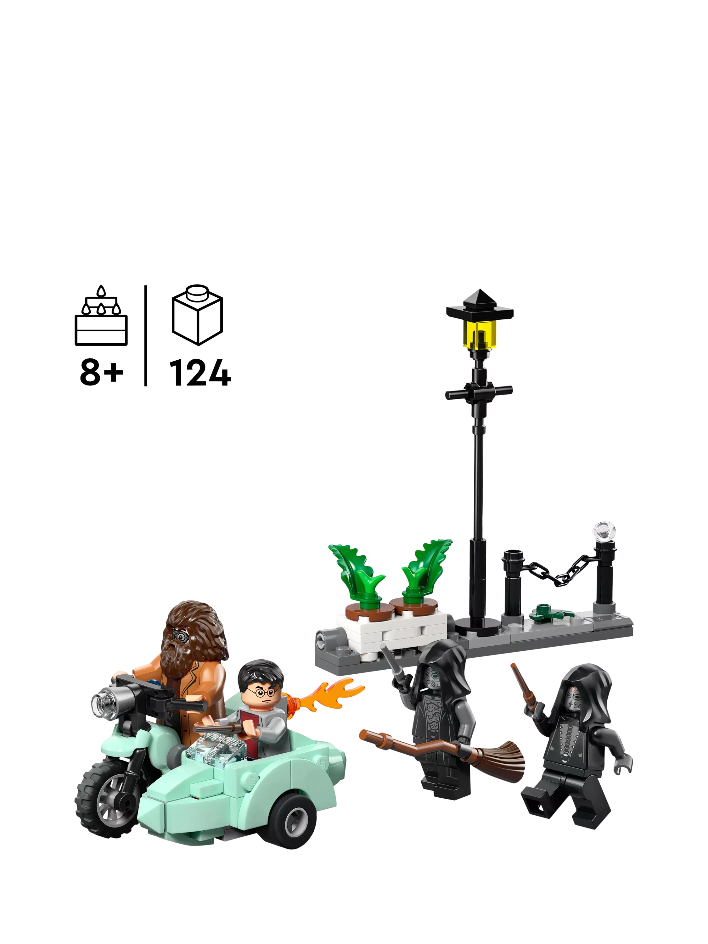 LEGO building set Hagrid's flying motorcycle 76459 (British brand)