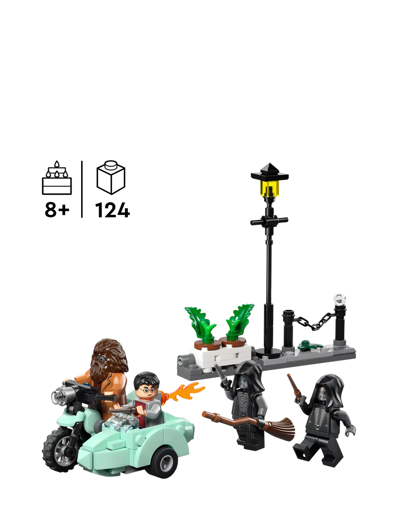 LEGO building set Hagrid's flying motorcycle 76459 (British brand)