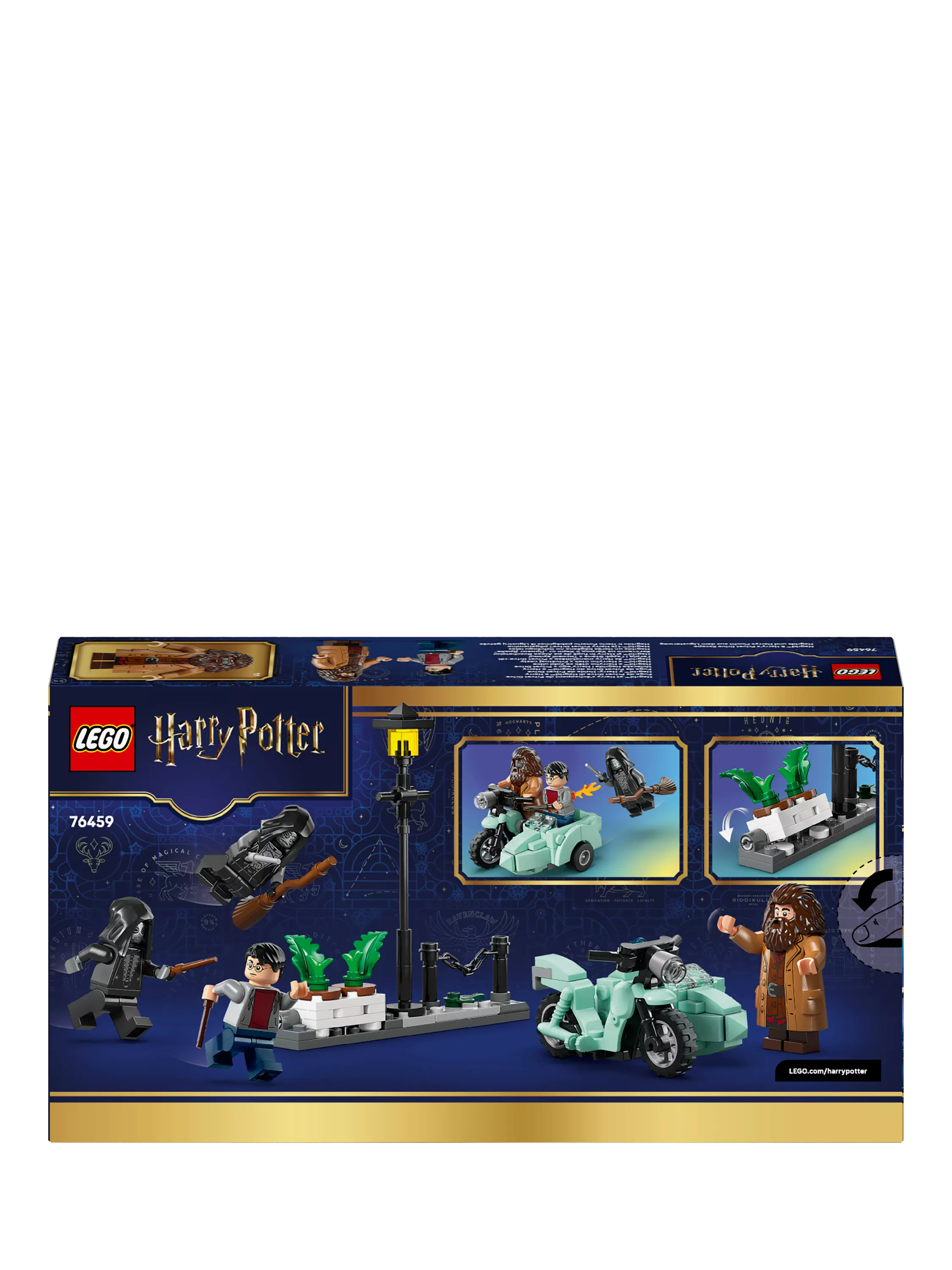LEGO building set Hagrid's flying motorcycle 76459 (British brand)