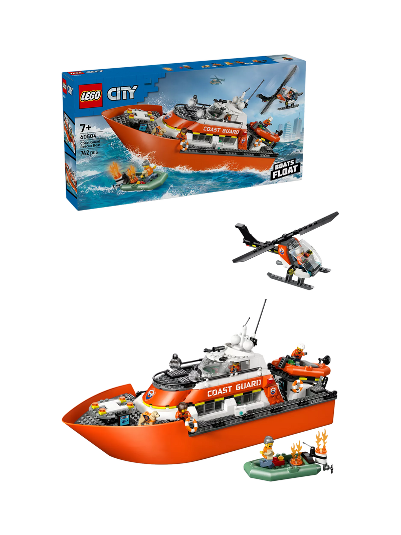 LEGO Rescue Boat and Helicopter set, imported from the UK