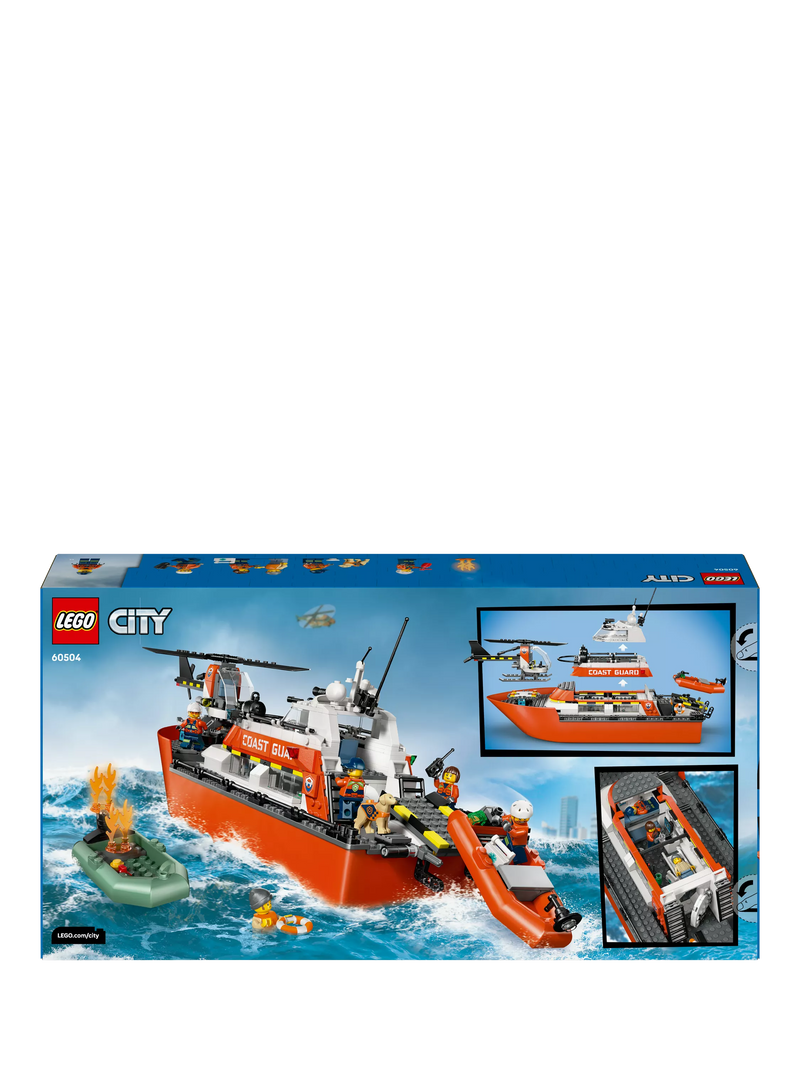 LEGO Rescue Boat and Helicopter set, imported from the UK