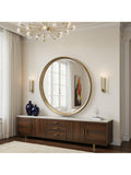 Yearn Willow round wall mirror 107cm, UK version
