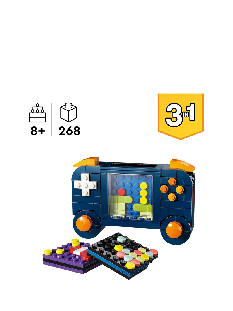 LEGO Creator Retro Gaming Console 31380 building toy, imported from the UK