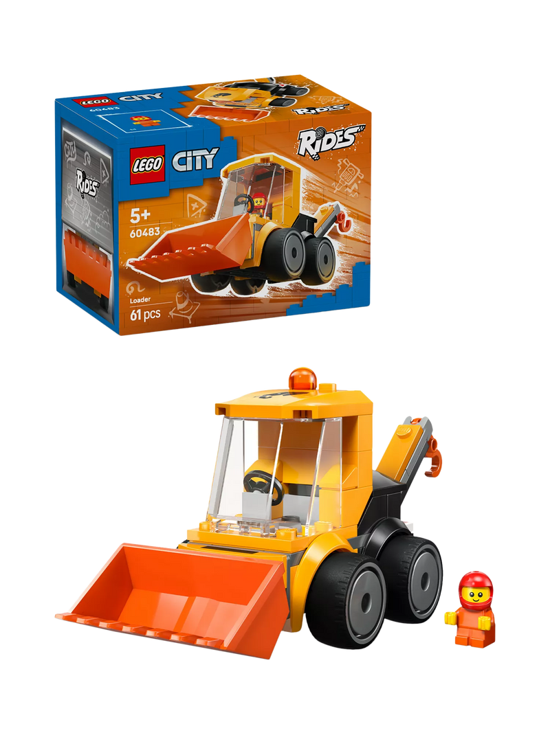 LEGO City 60483 construction loader toy (British brand)
