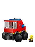 LEGO City fire engine mini building kit with rubber tyres (British brand)