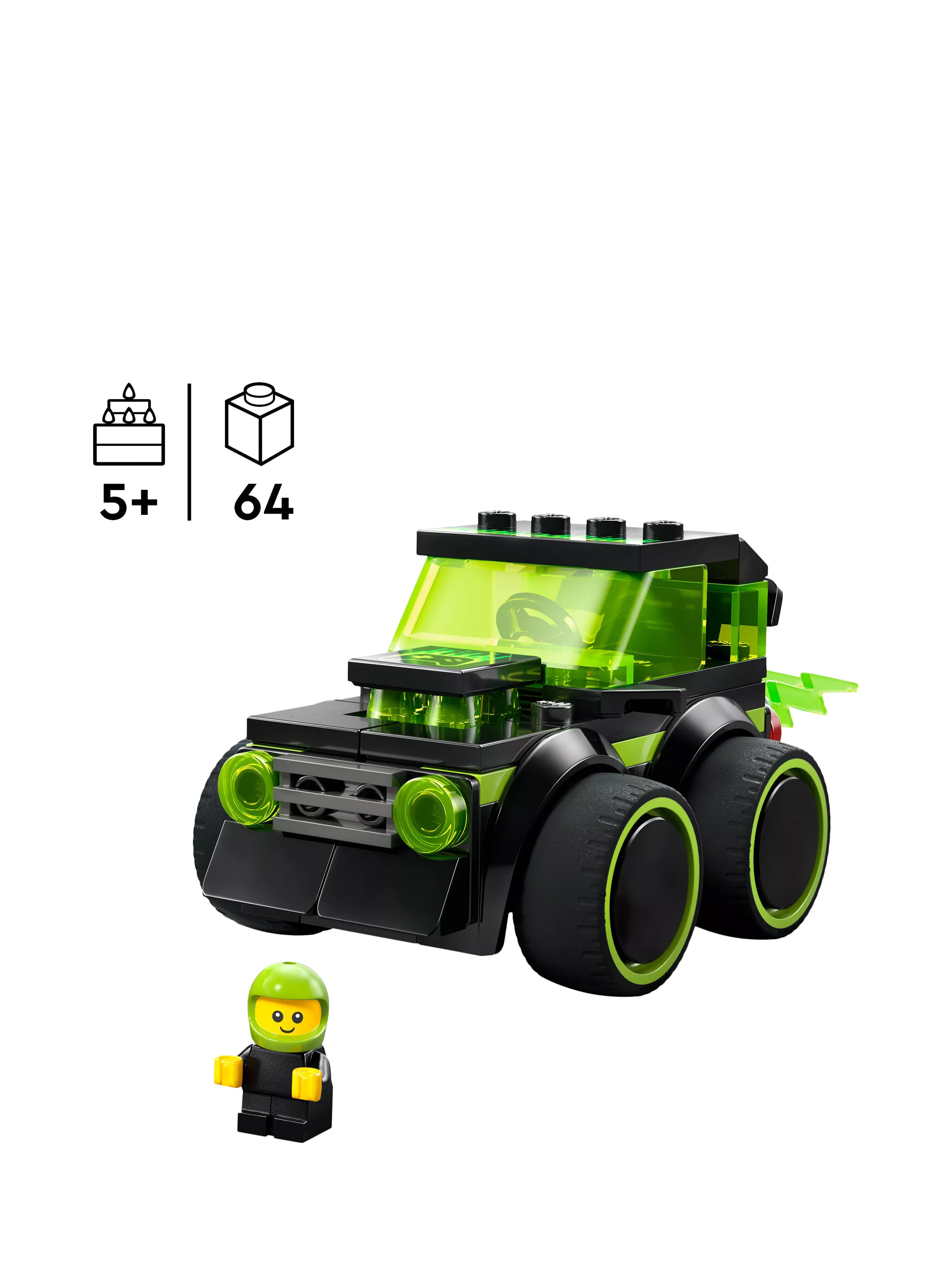LEGO City Gaming Car toy set 64 pieces (British brand)
