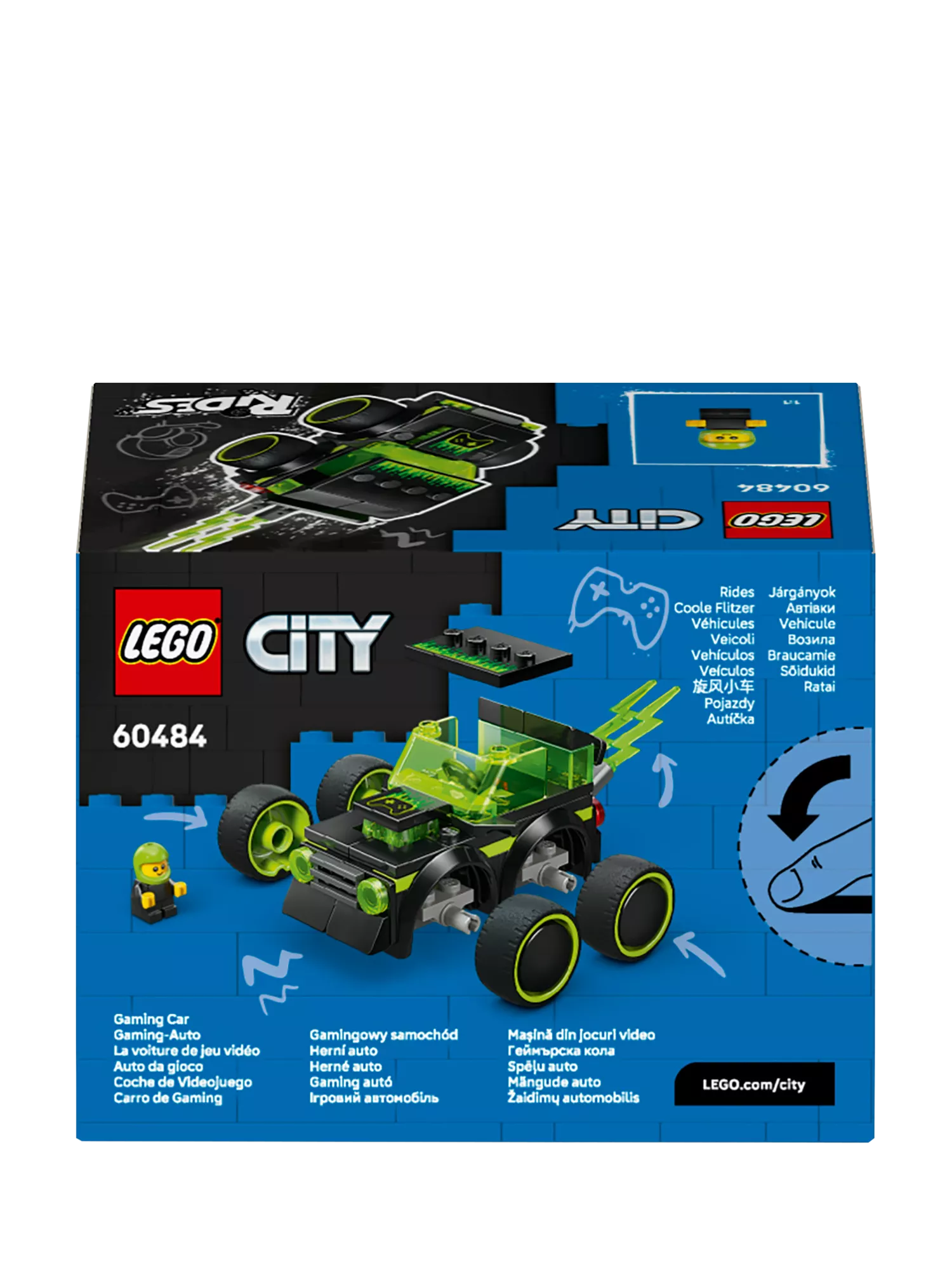 LEGO City Gaming Car toy set 64 pieces (British brand)