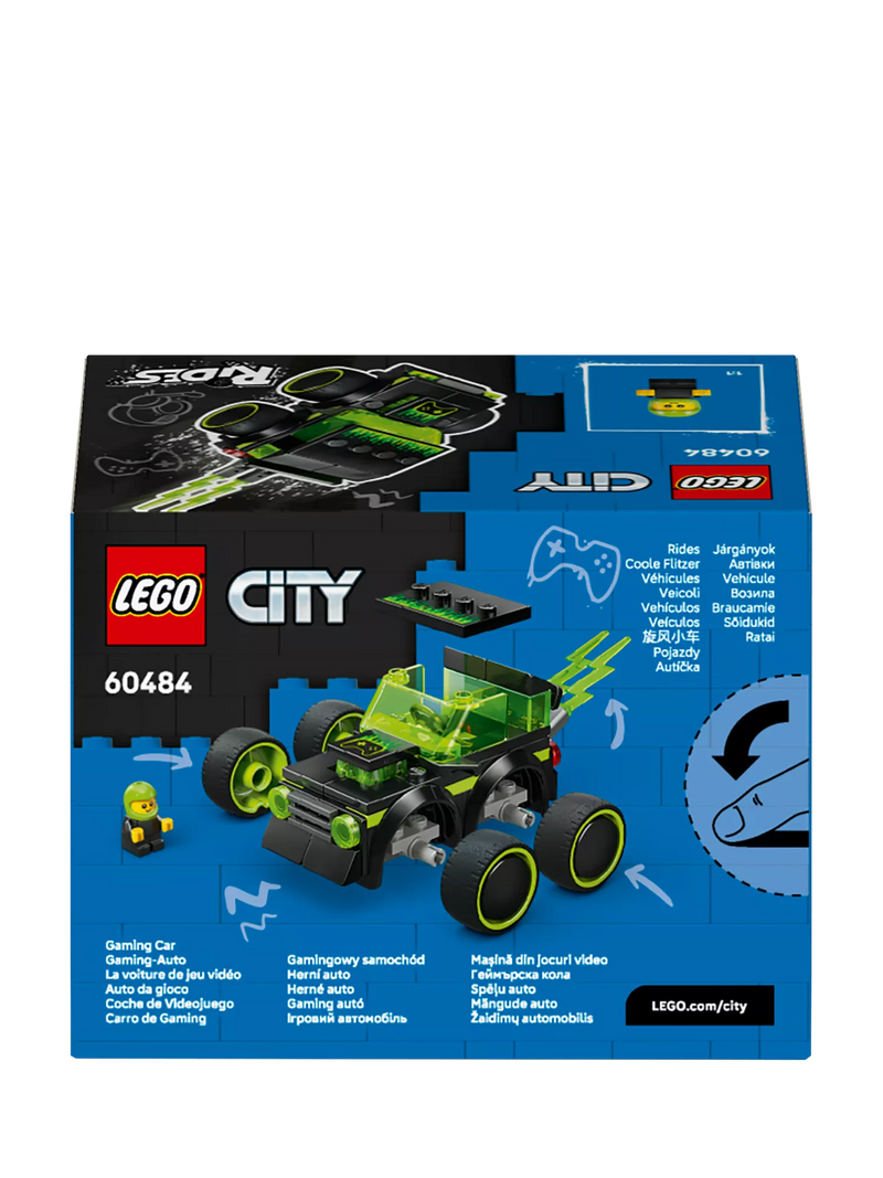 LEGO City Gaming Car toy set 64 pieces (British brand)