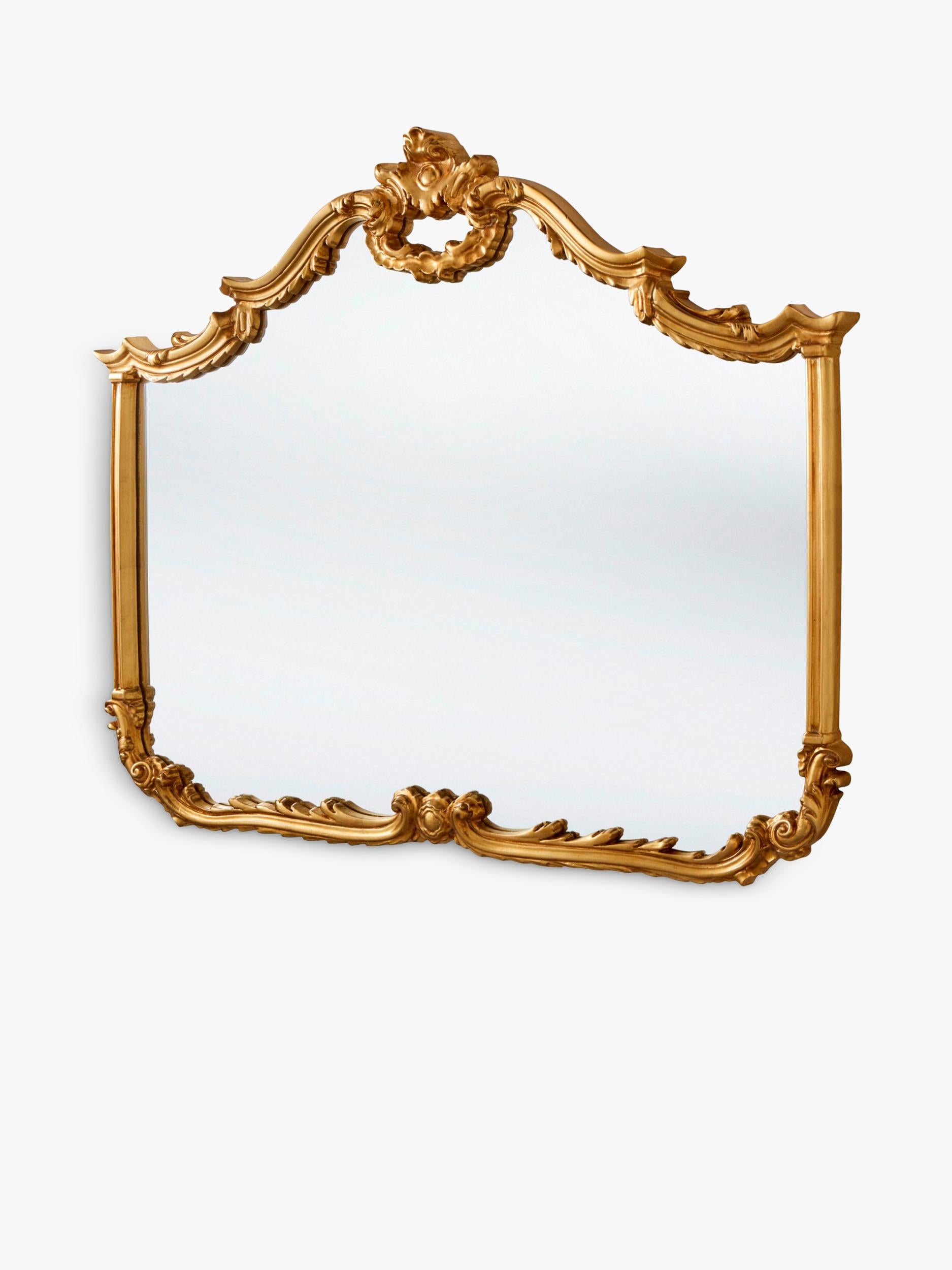 Yearn gilt overmantel wall mirror 104x122cm (British brand)