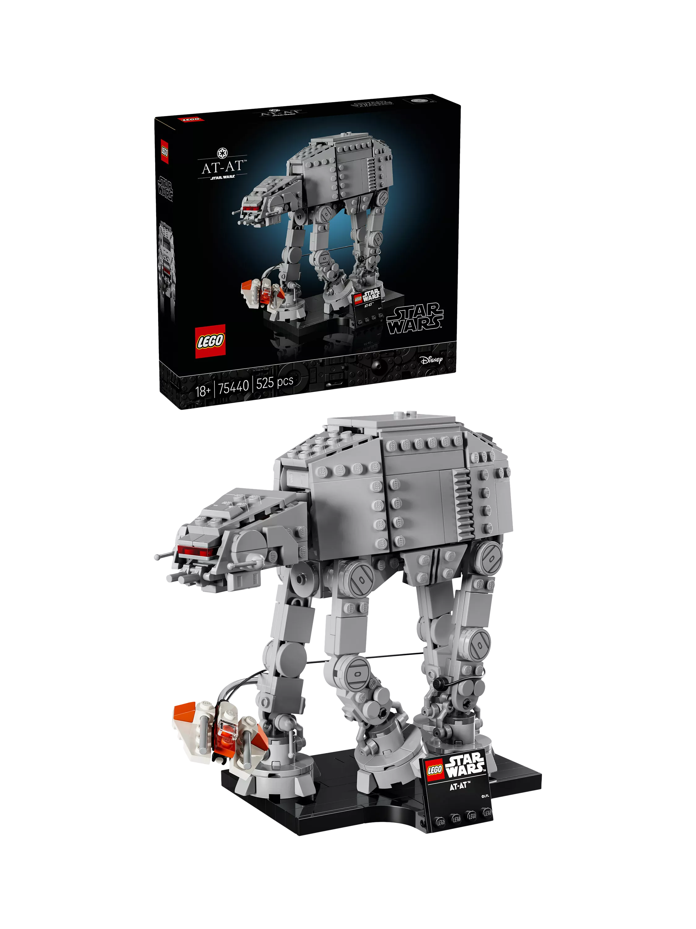 LEGO Star Wars AT-AT Walker & Snowspeeder 525 pieces (British brand)