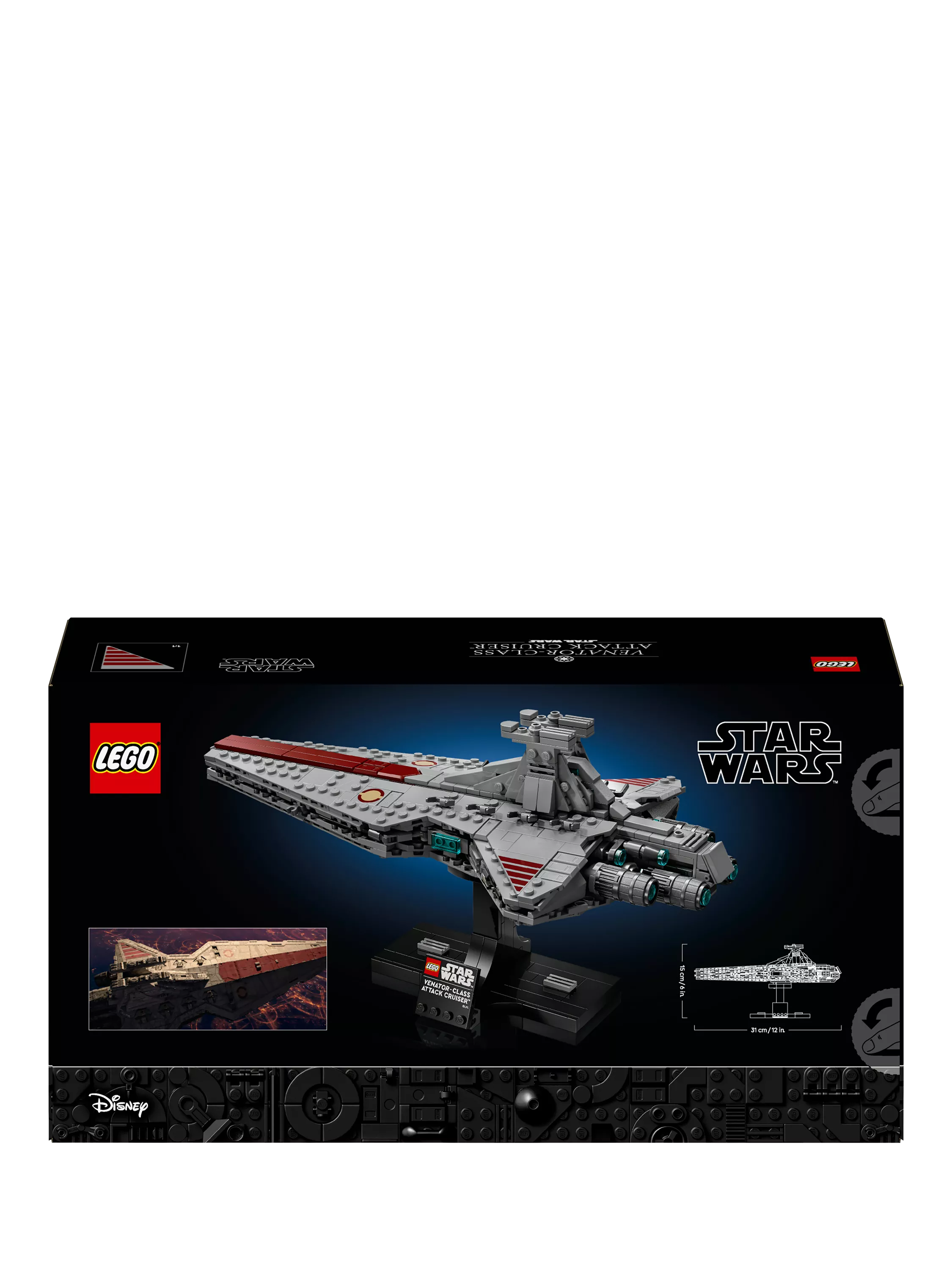 LEGO Star Wars Venator Cruiser model 75441, UK version
