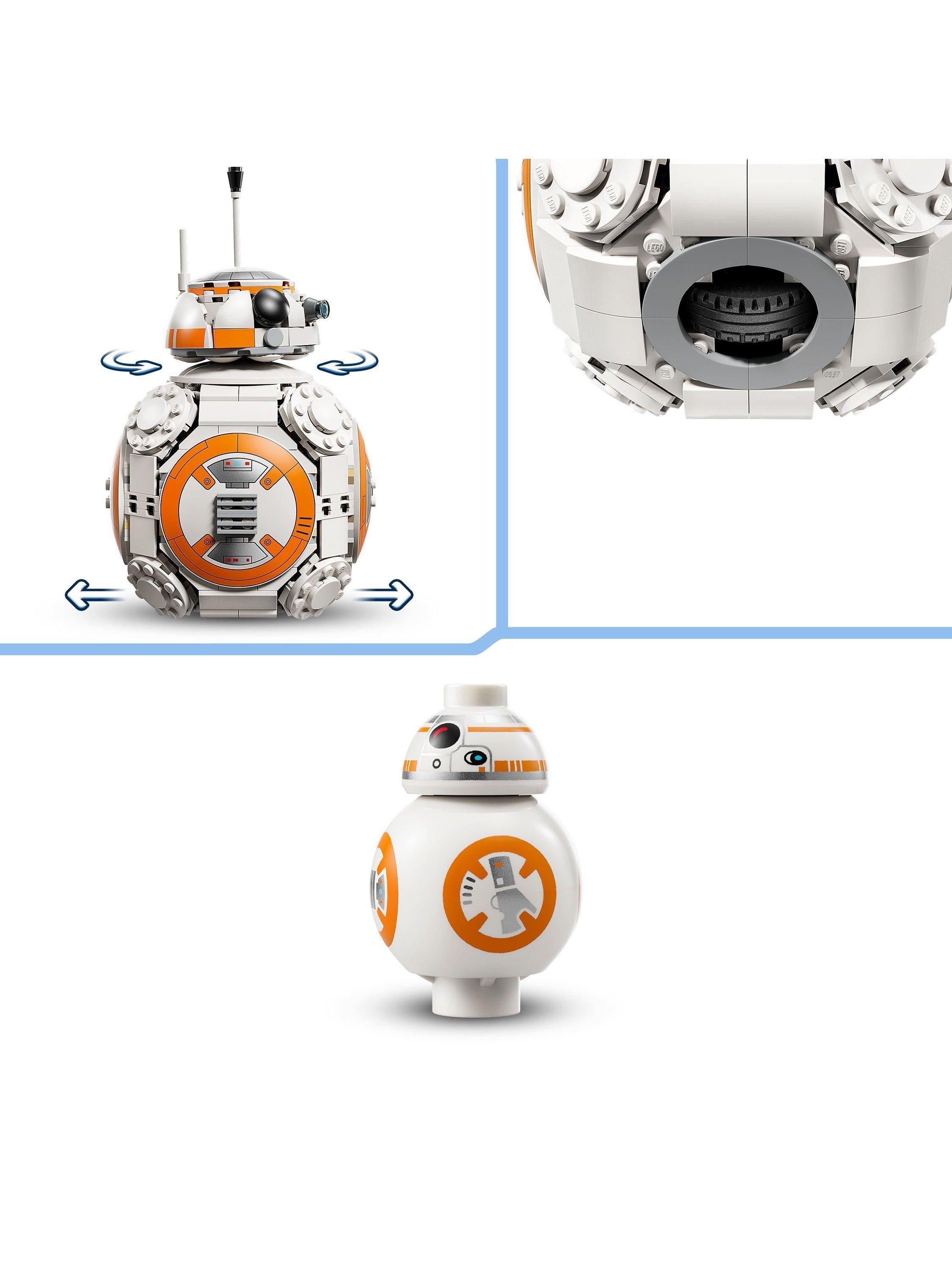 LEGO BB-8 Astromech Droid building set 569 pieces, imported from the UK