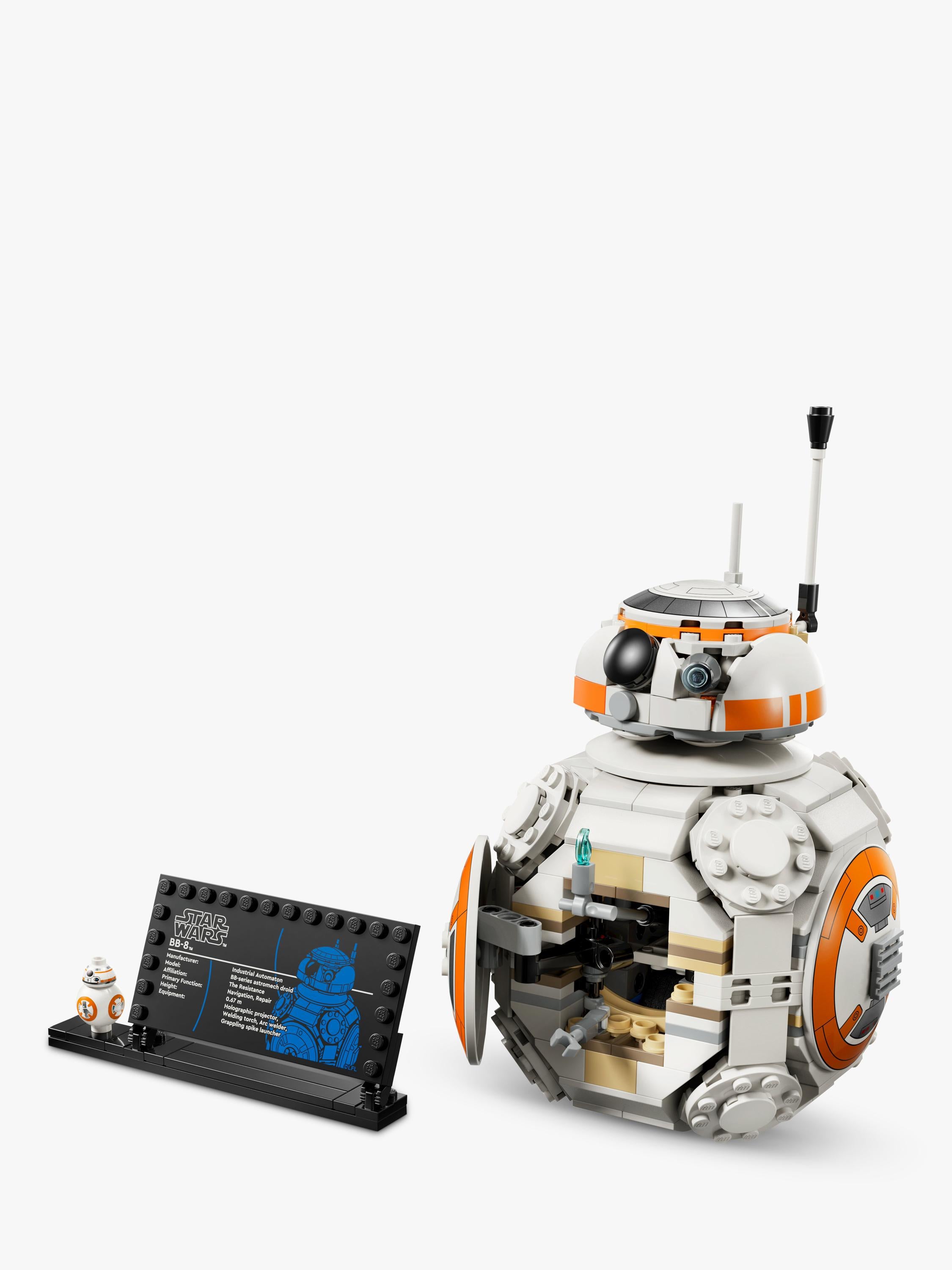 LEGO BB-8 Astromech Droid building set 569 pieces, imported from the UK