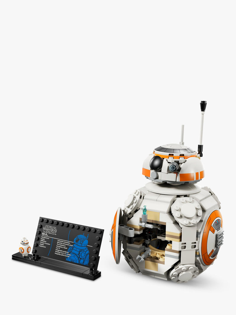LEGO BB-8 Astromech Droid building set 569 pieces, imported from the UK