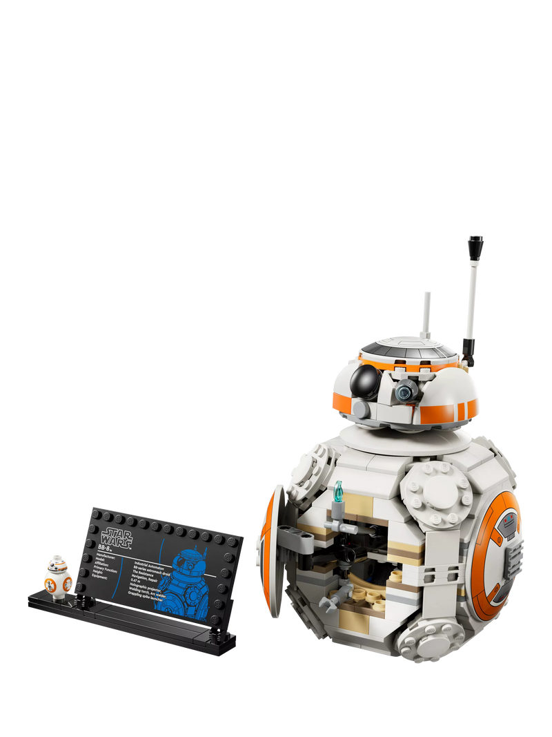 LEGO BB-8 Astromech Droid building set 569 pieces, imported from the UK