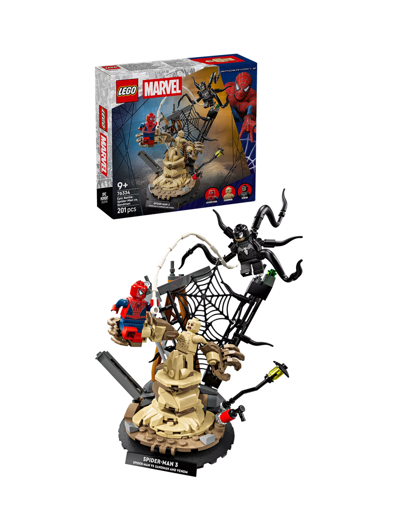 LEGO building toy Spider-Man vs Sandman 201 pieces - British product