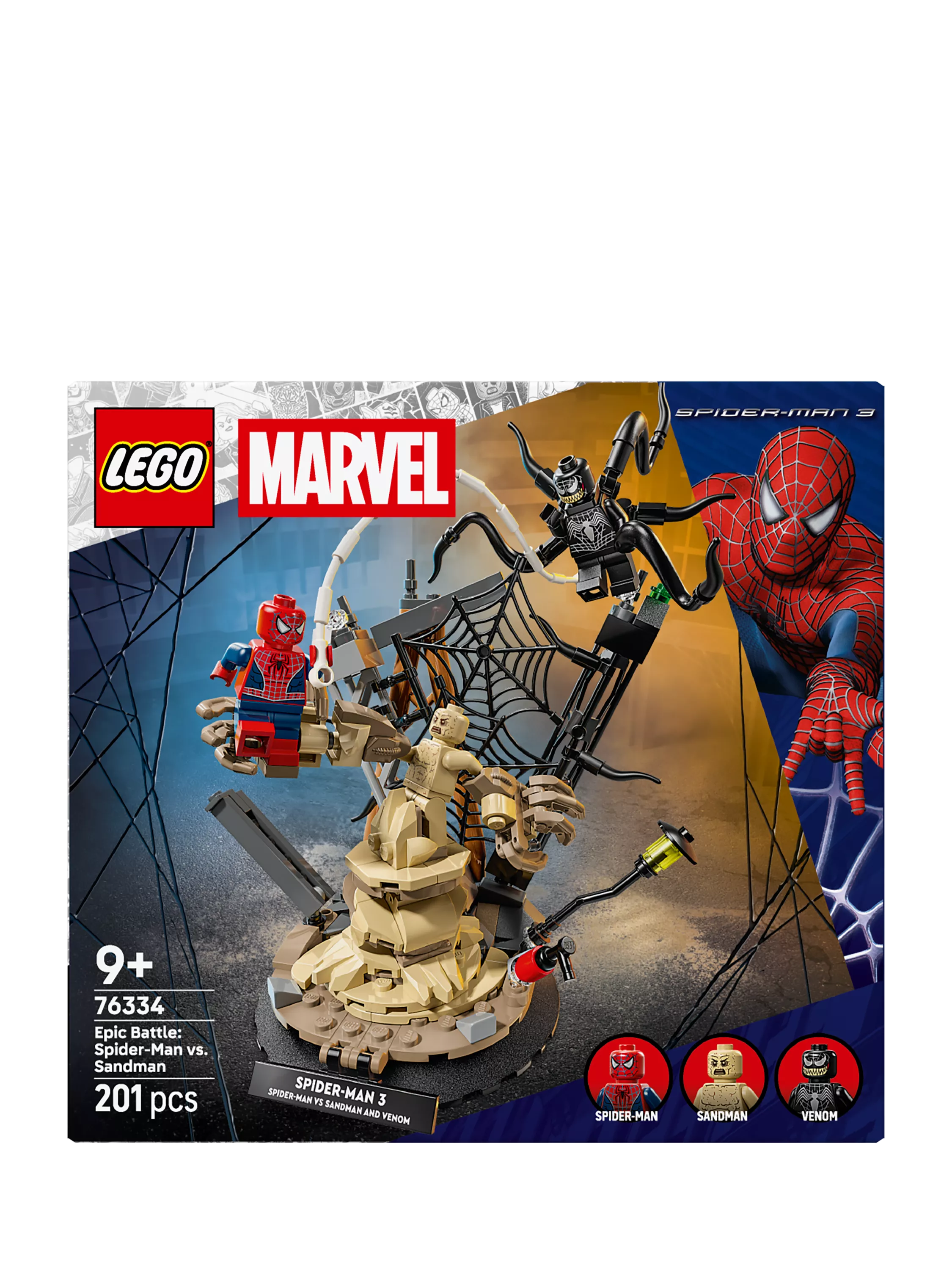 LEGO building toy Spider-Man vs Sandman 201 pieces - British product