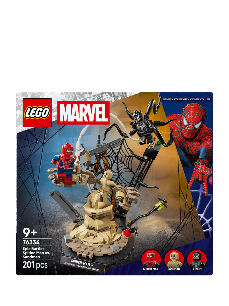 LEGO building toy Spider-Man vs Sandman 201 pieces - British product