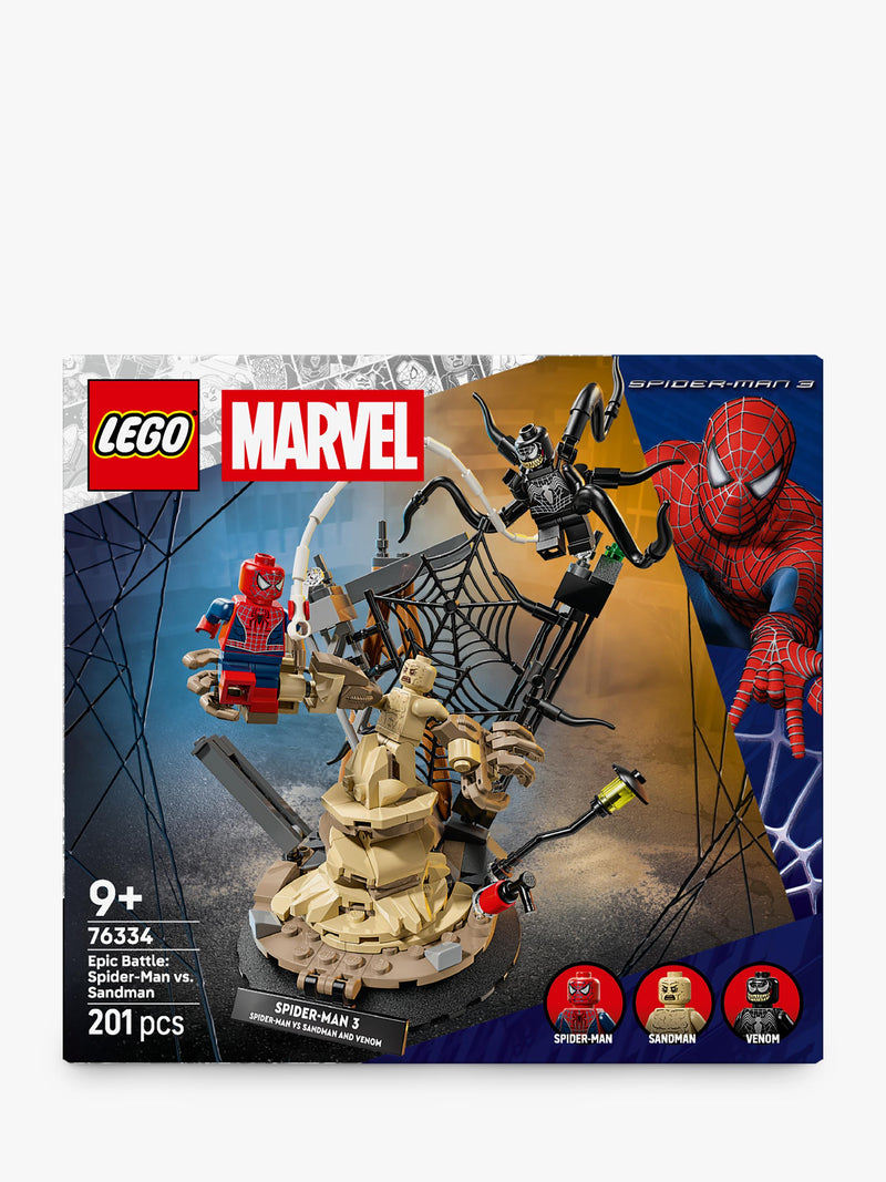 LEGO building toy Spider-Man vs Sandman 201 pieces - British product