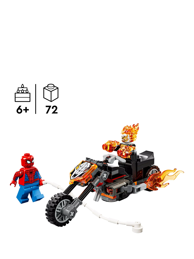 LEGO Marvel Spider-Man vs. Ghost Rider set 72 pieces (British brand)