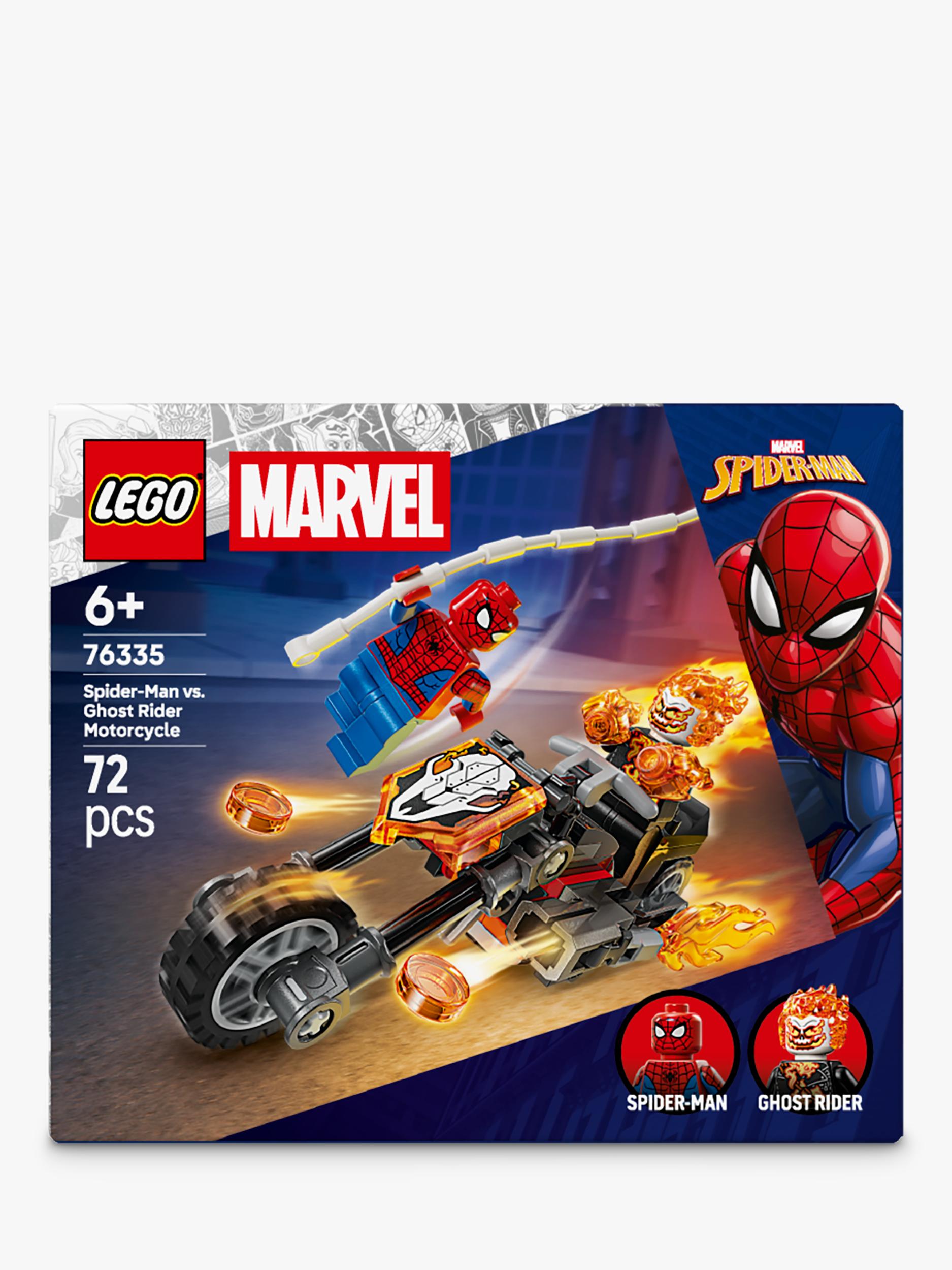 LEGO Marvel Spider-Man vs. Ghost Rider set 72 pieces (British brand)