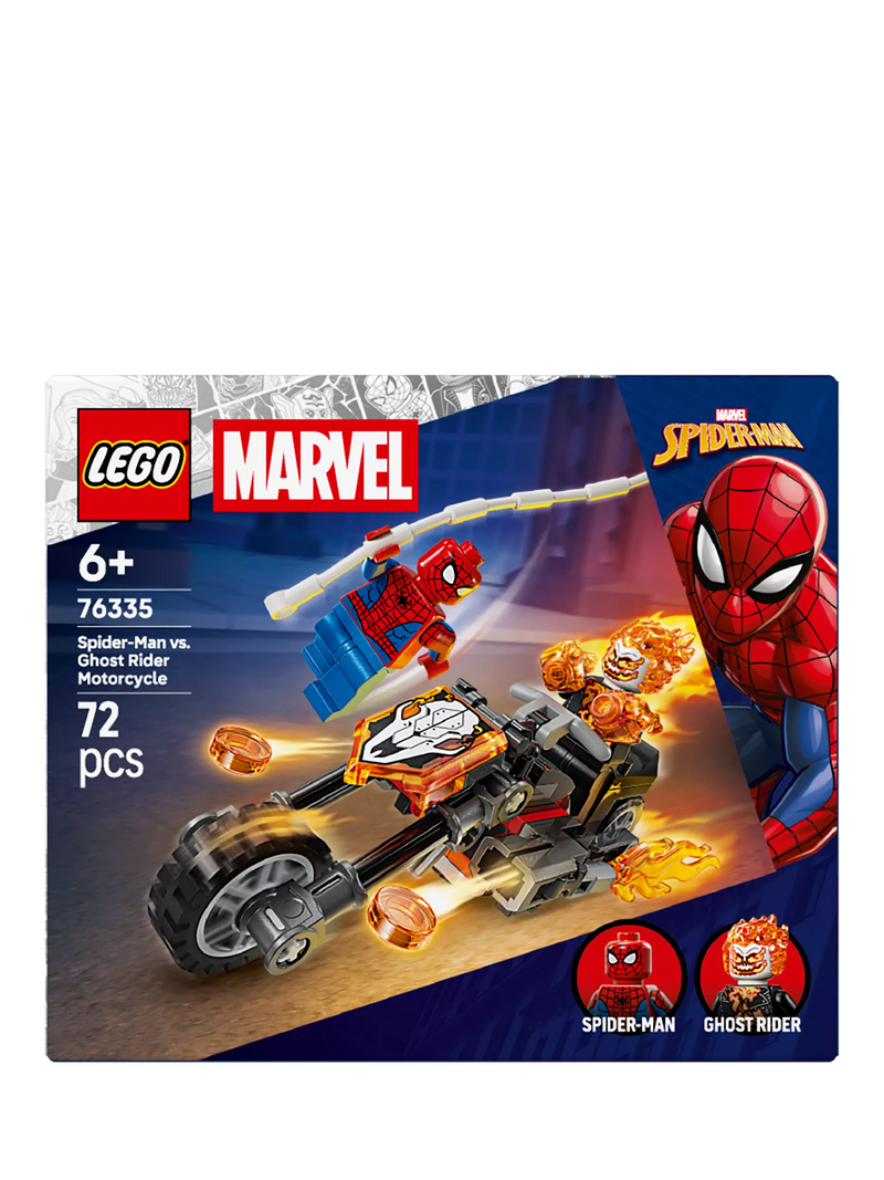 LEGO Marvel Spider-Man vs. Ghost Rider set 72 pieces (British brand)