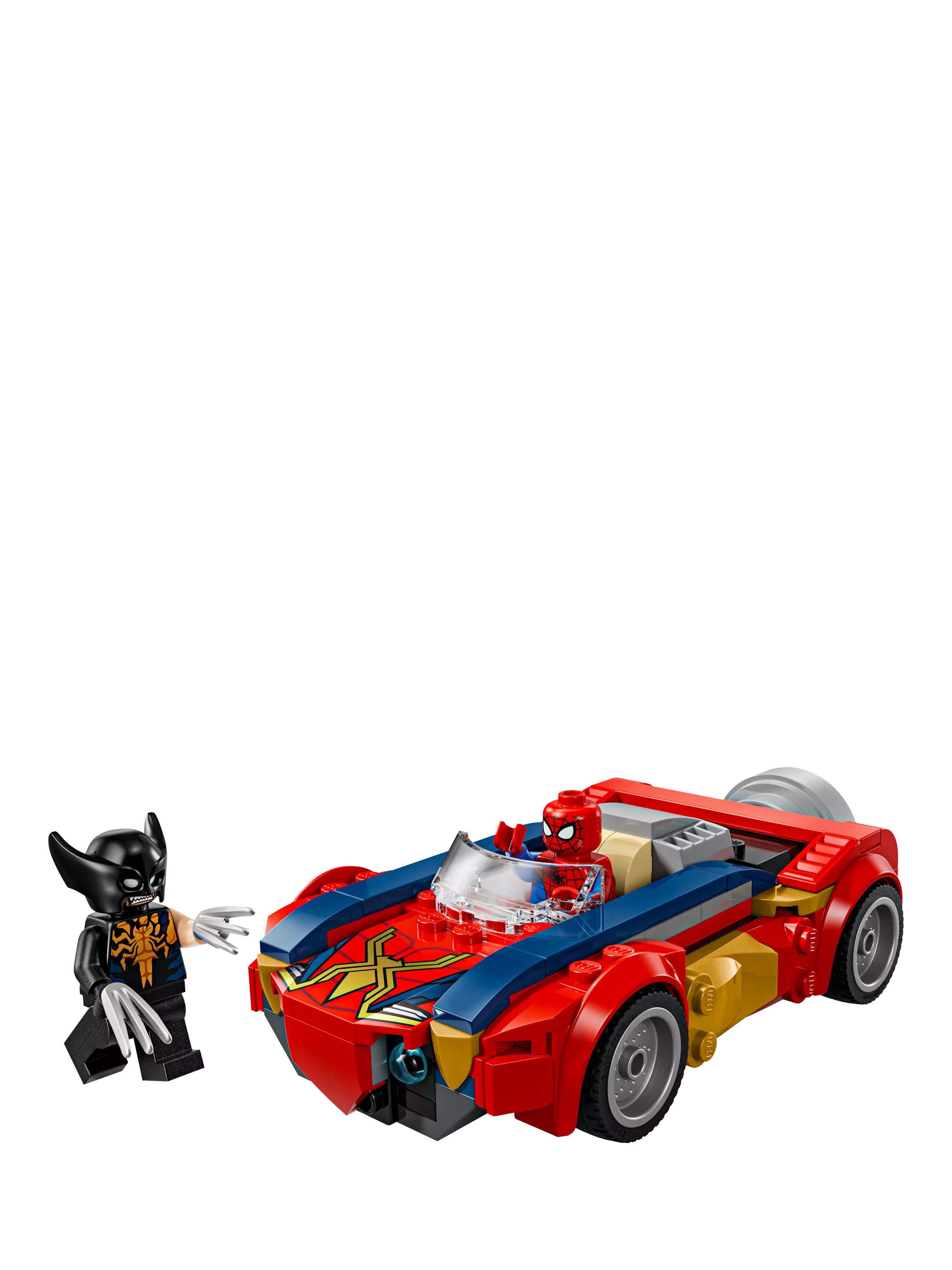 LEGO Marvel Spider-Man Car building set Venomized Wolverine 134 pieces, UK version