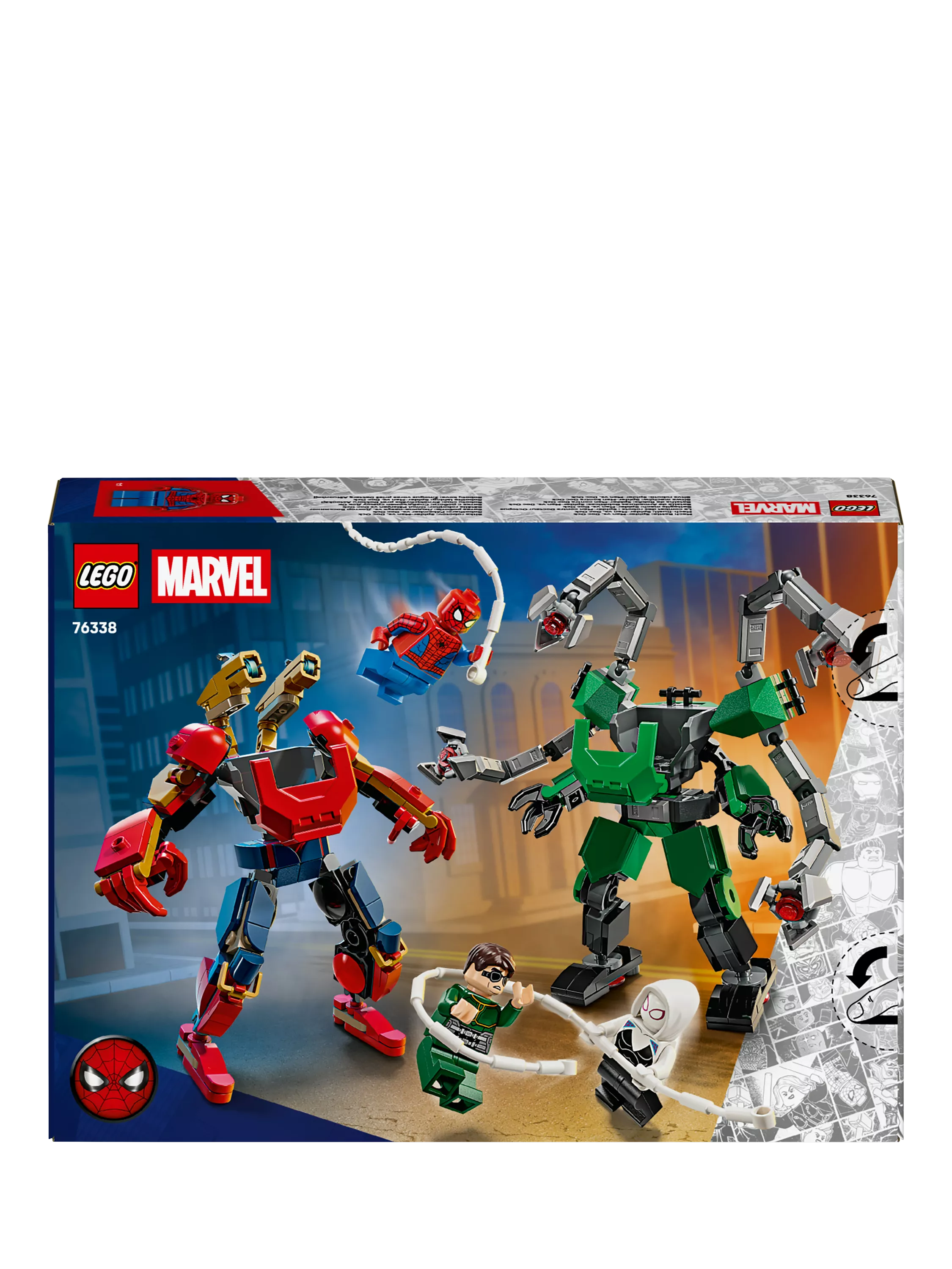 LEGO Marvel Spider-Man vs Doc Ock mech set 315 pieces - British product