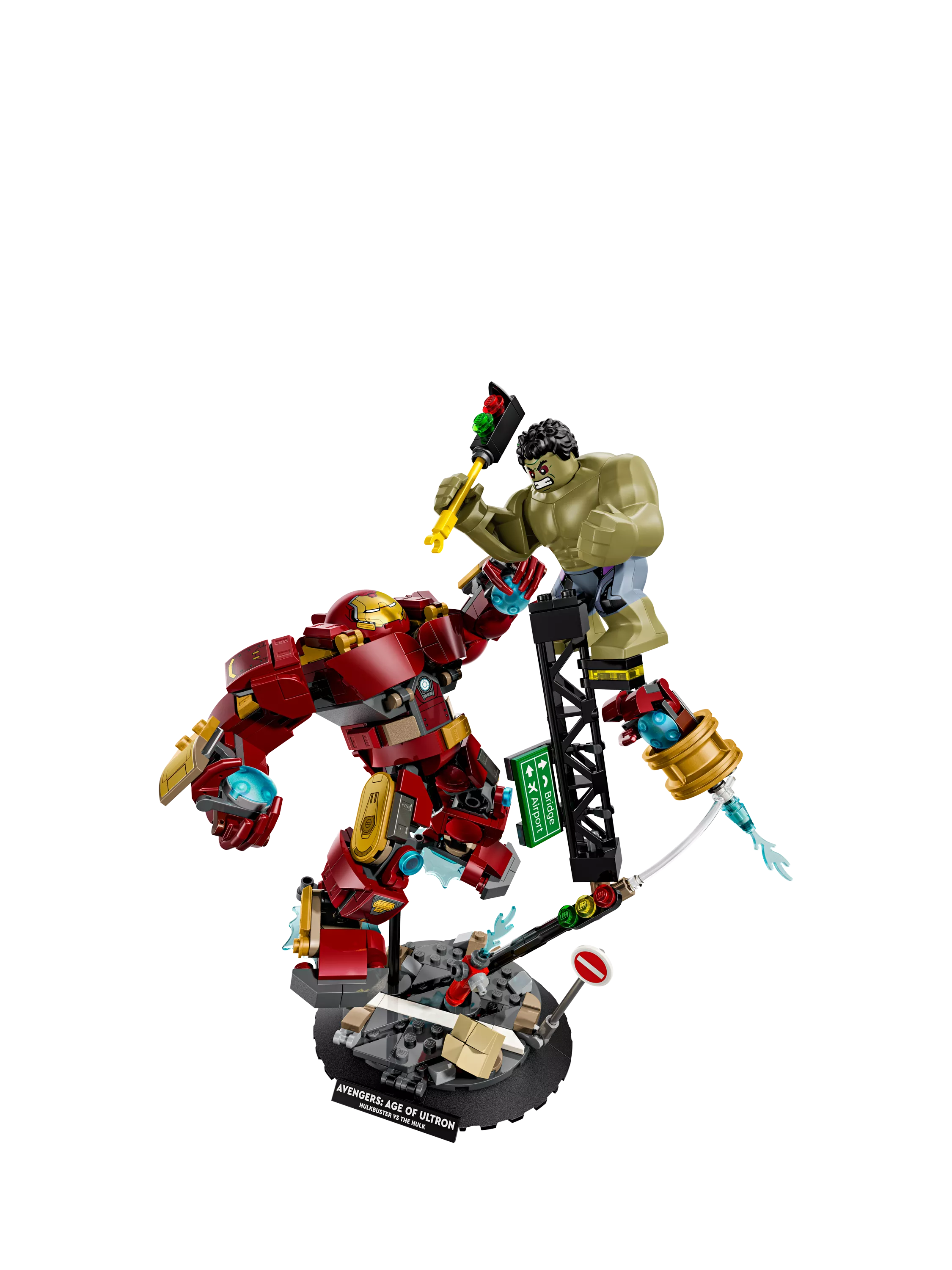 LEGO Marvel Hulkbuster vs Hulk building toy set (British brand)