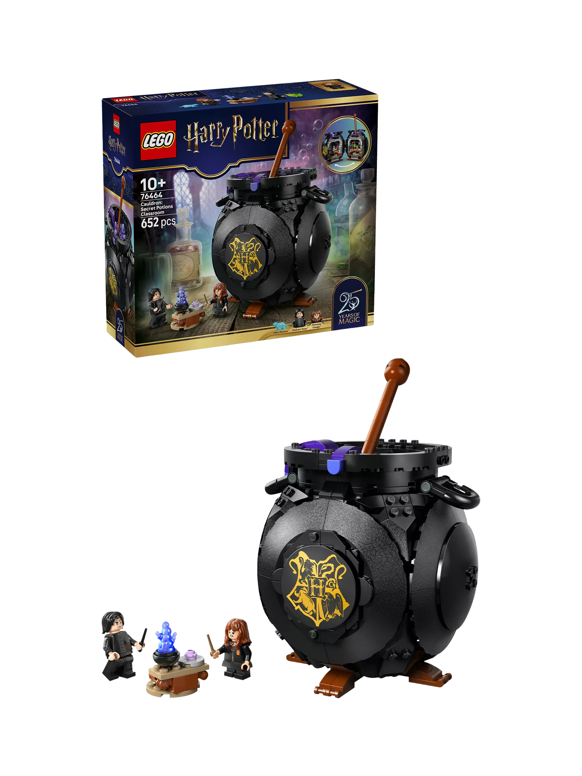 LEGO Harry Potter Cauldron Secret Potions Classroom 652 piece set (British brand)