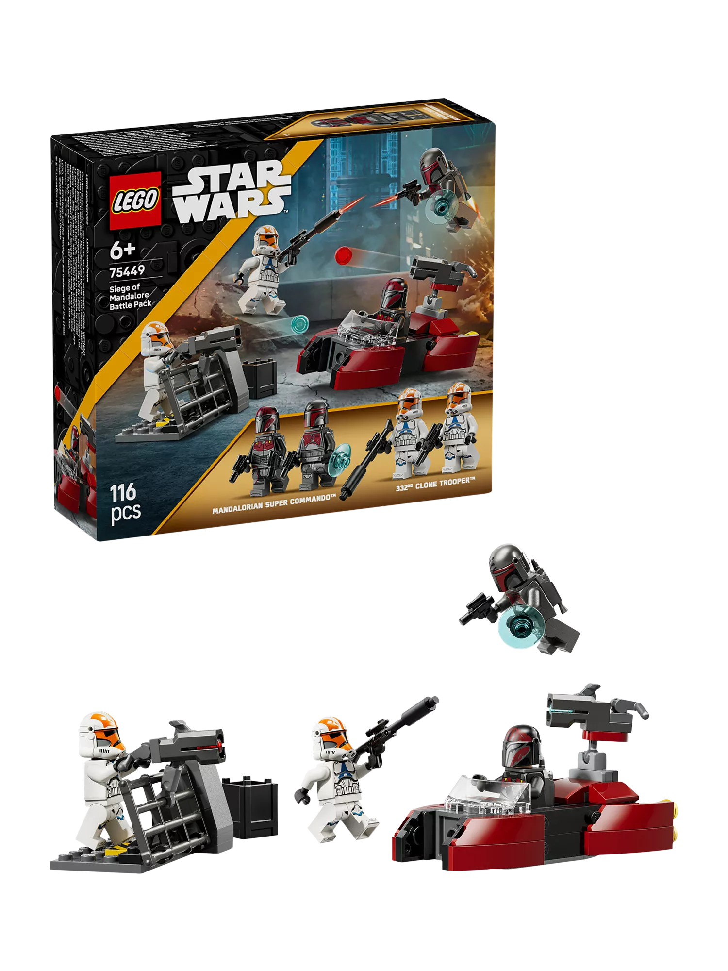 LEGO Star Wars Siege of Mandalore set 116 pieces, imported from the UK