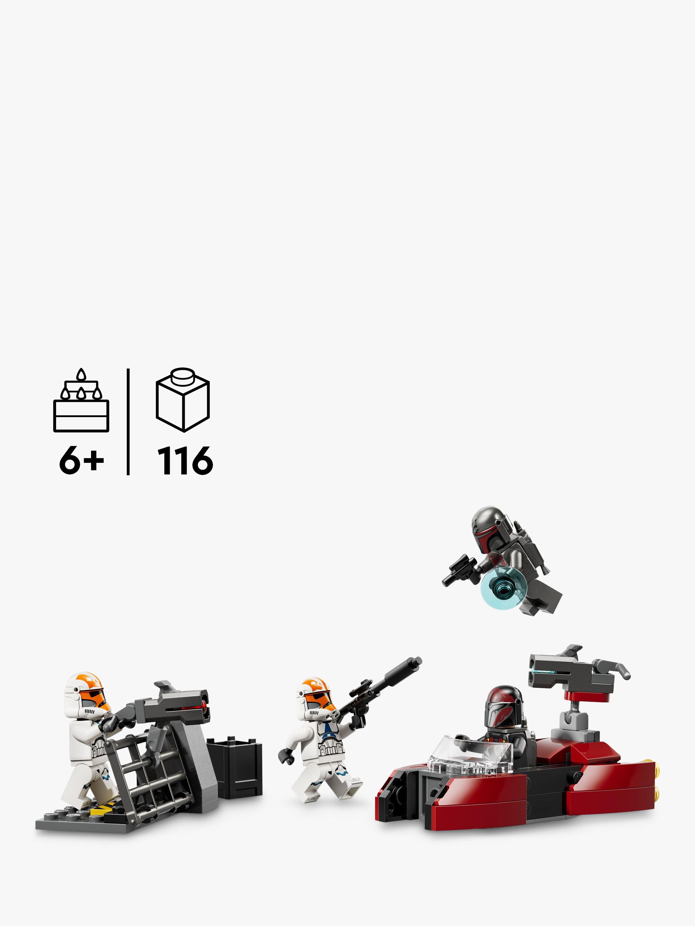 LEGO Star Wars Siege of Mandalore set 116 pieces, imported from the UK