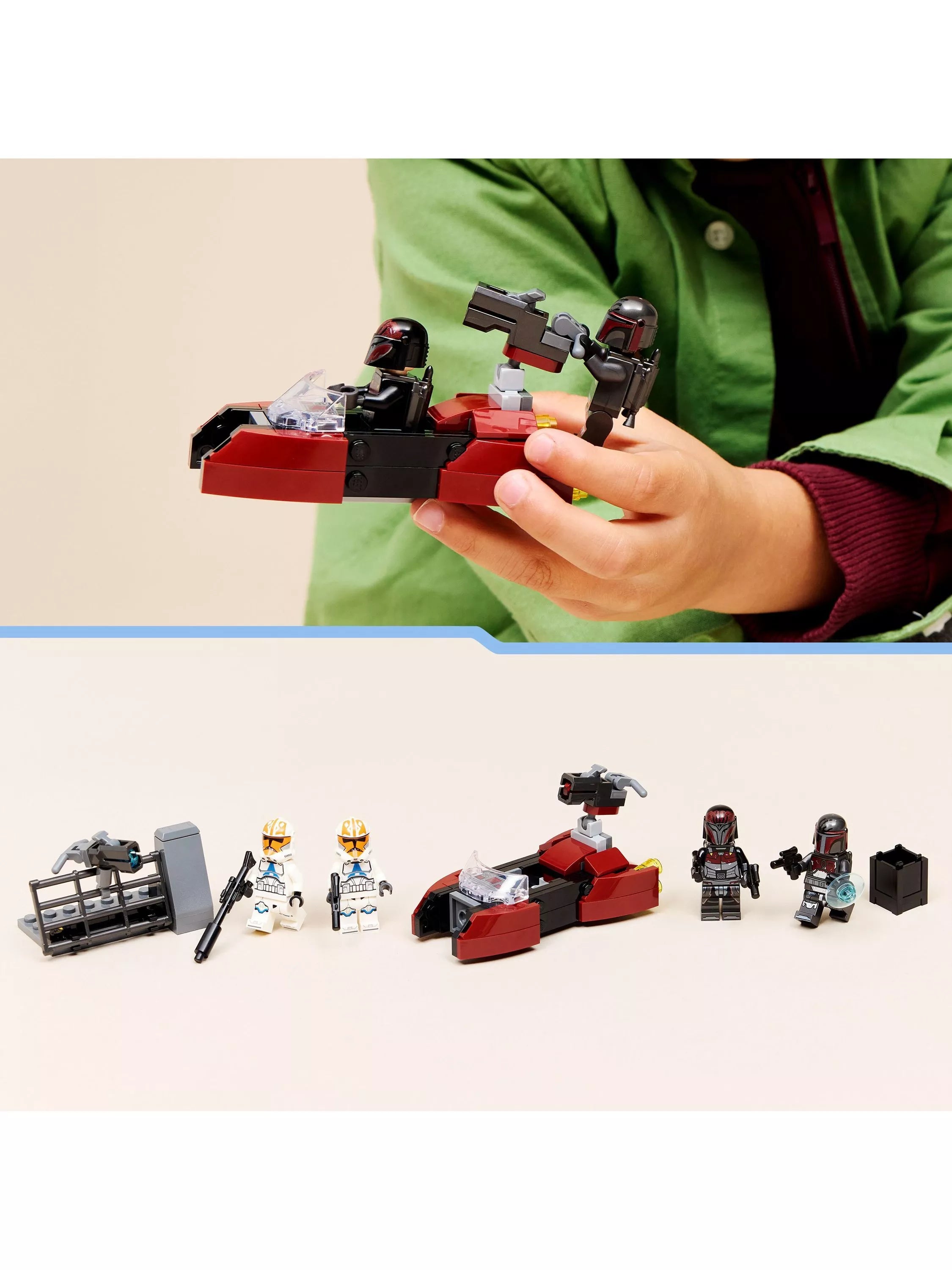 LEGO Star Wars Siege of Mandalore set 116 pieces, imported from the UK
